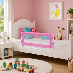 Toddler Safety Bed Rail Specifications: 120 x 42 cm, Pink