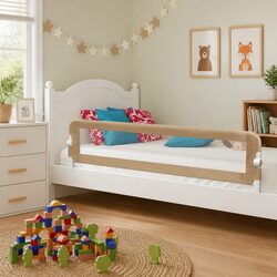 Toddler Safety Bed Rail Specifications: Taupe 180x42cm