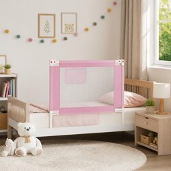 Toddler Bed Safety Rail Specifications - Pink 90x25cm
