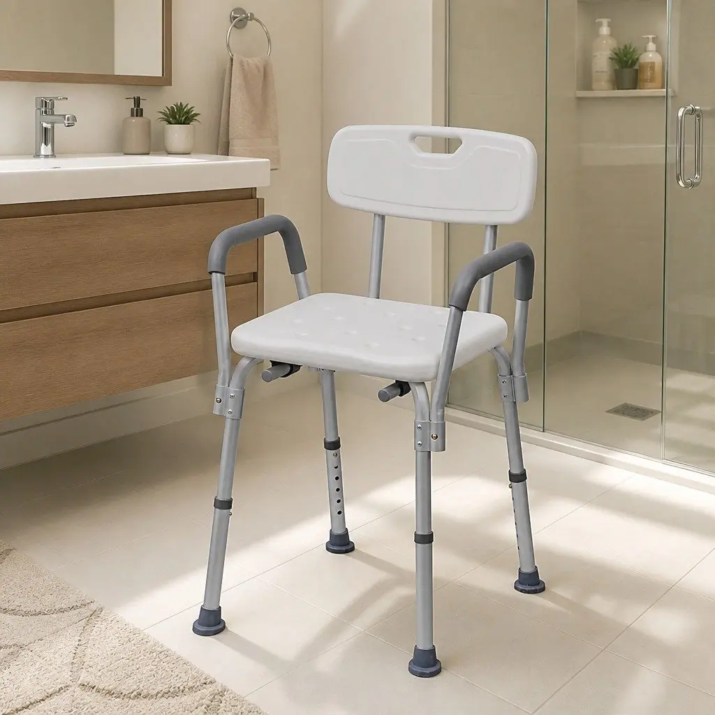 Adjustable Height Shower Chair