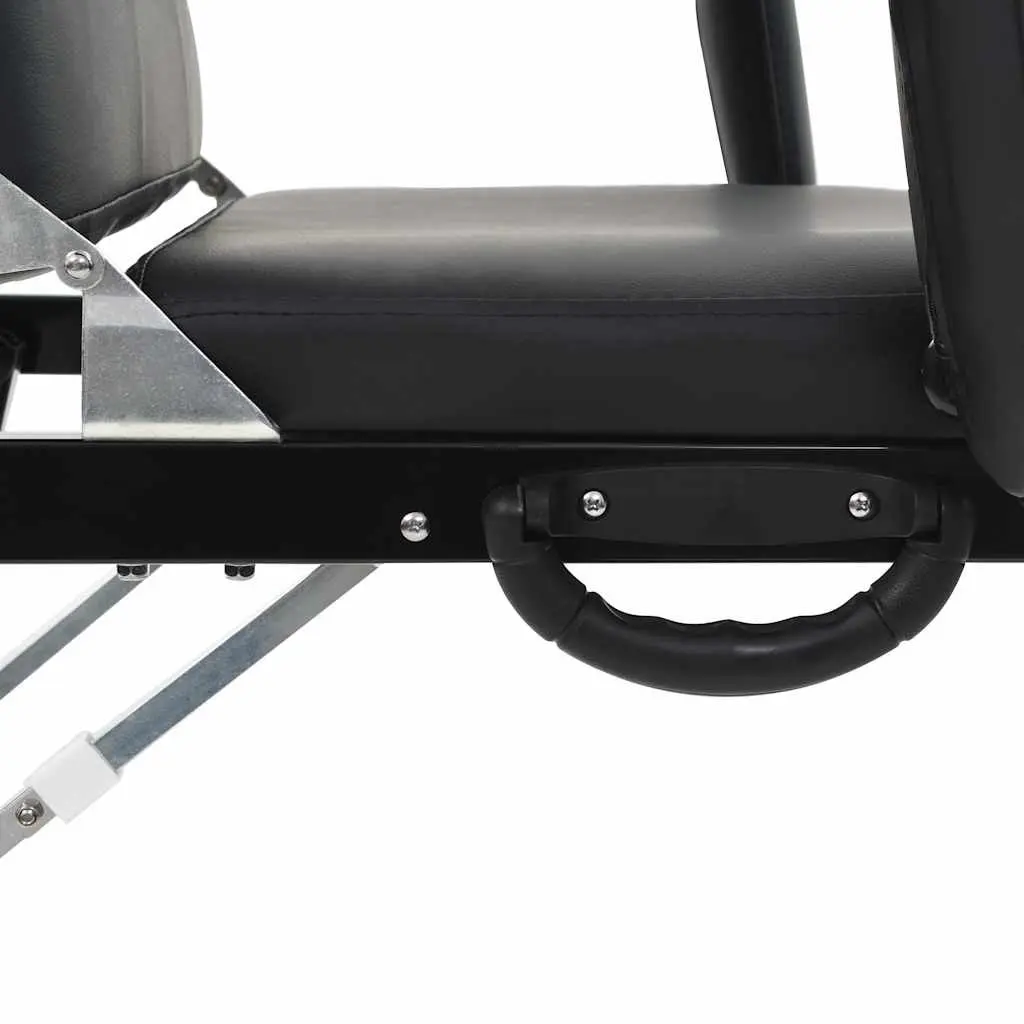 Portable Facial Treatment Chair for Salon or Home Use Faux Leather Massage Bed 185 x 78 x 76 cm