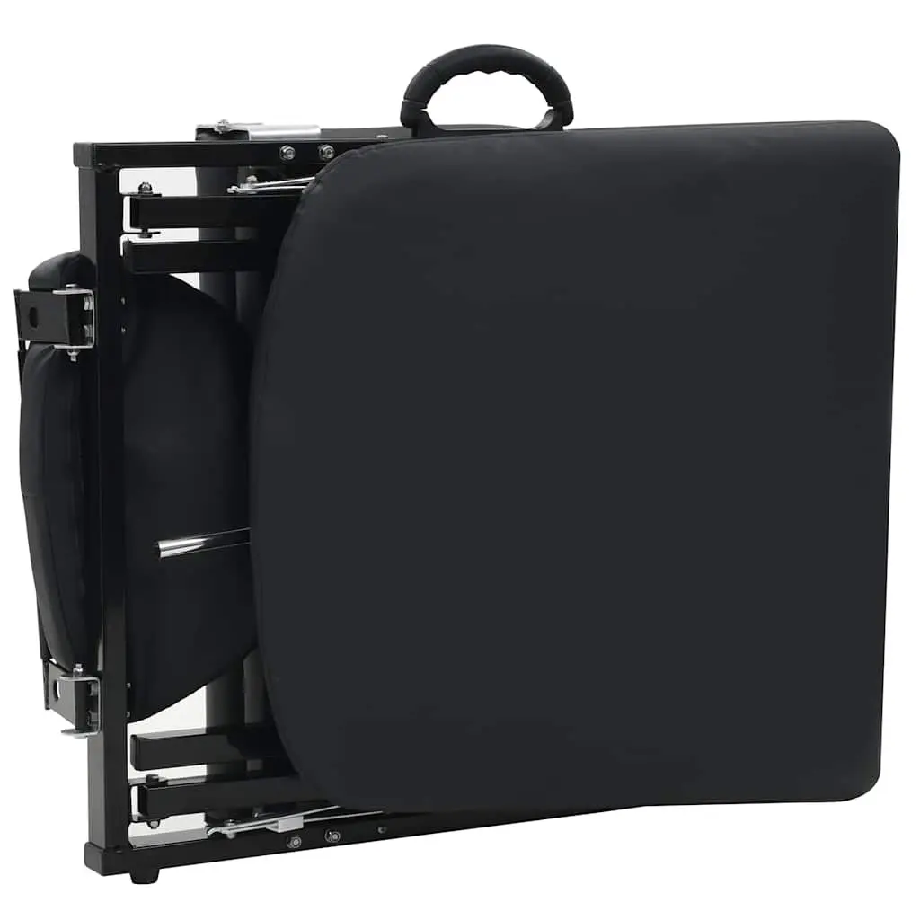 Portable Facial Treatment Chair for Salon or Home Use Faux Leather Massage Bed 185 x 78 x 76 cm