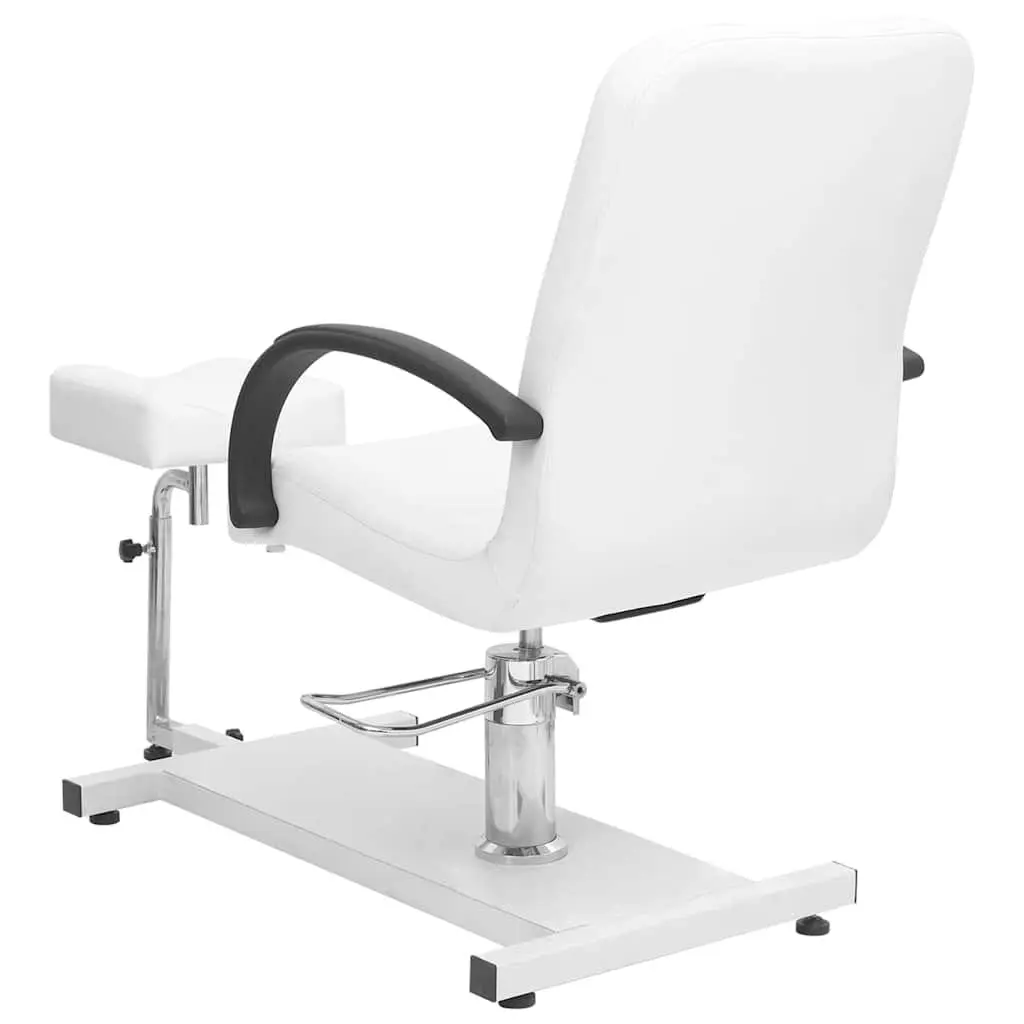 Massage Chair for Salon Beauty Treatment White 127L x 60W x 98H cm