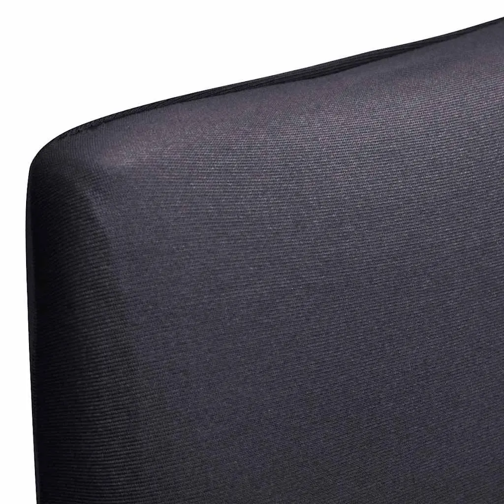 Chair Cover Set 6 Piece Soft Stretchable Wrinkle Resistant Anthracite for Home Restaurant Hotel