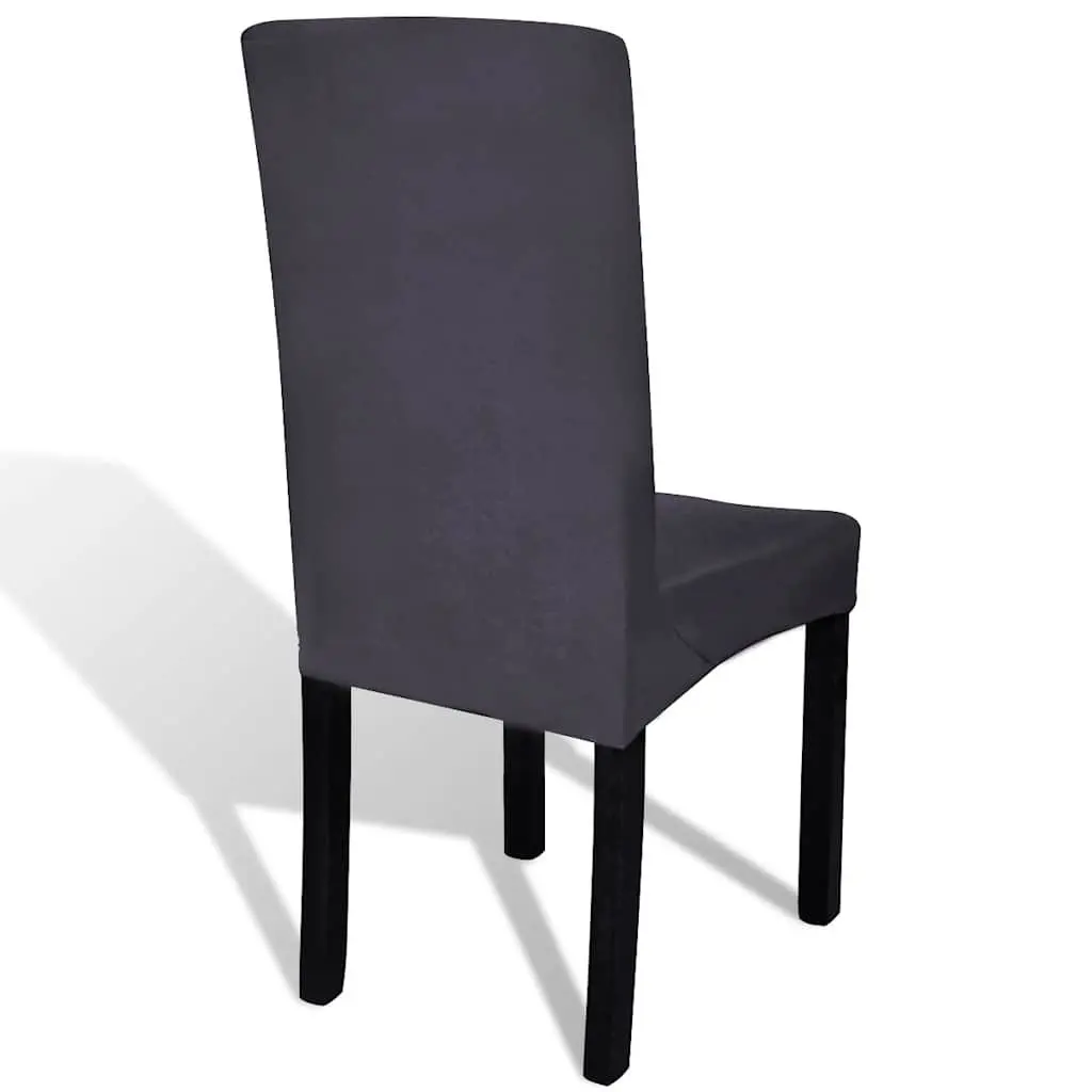 Stretchable Chair Covers Set 4 pcs Anthracite