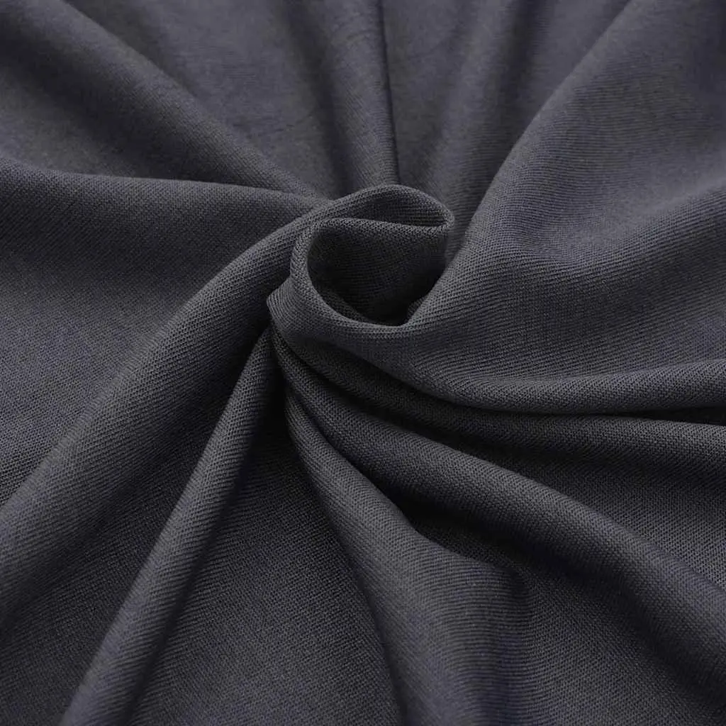 Stretch Table Slipcovers for Rectangular Tables 183x76x74 cm Anthracite 2 Piece