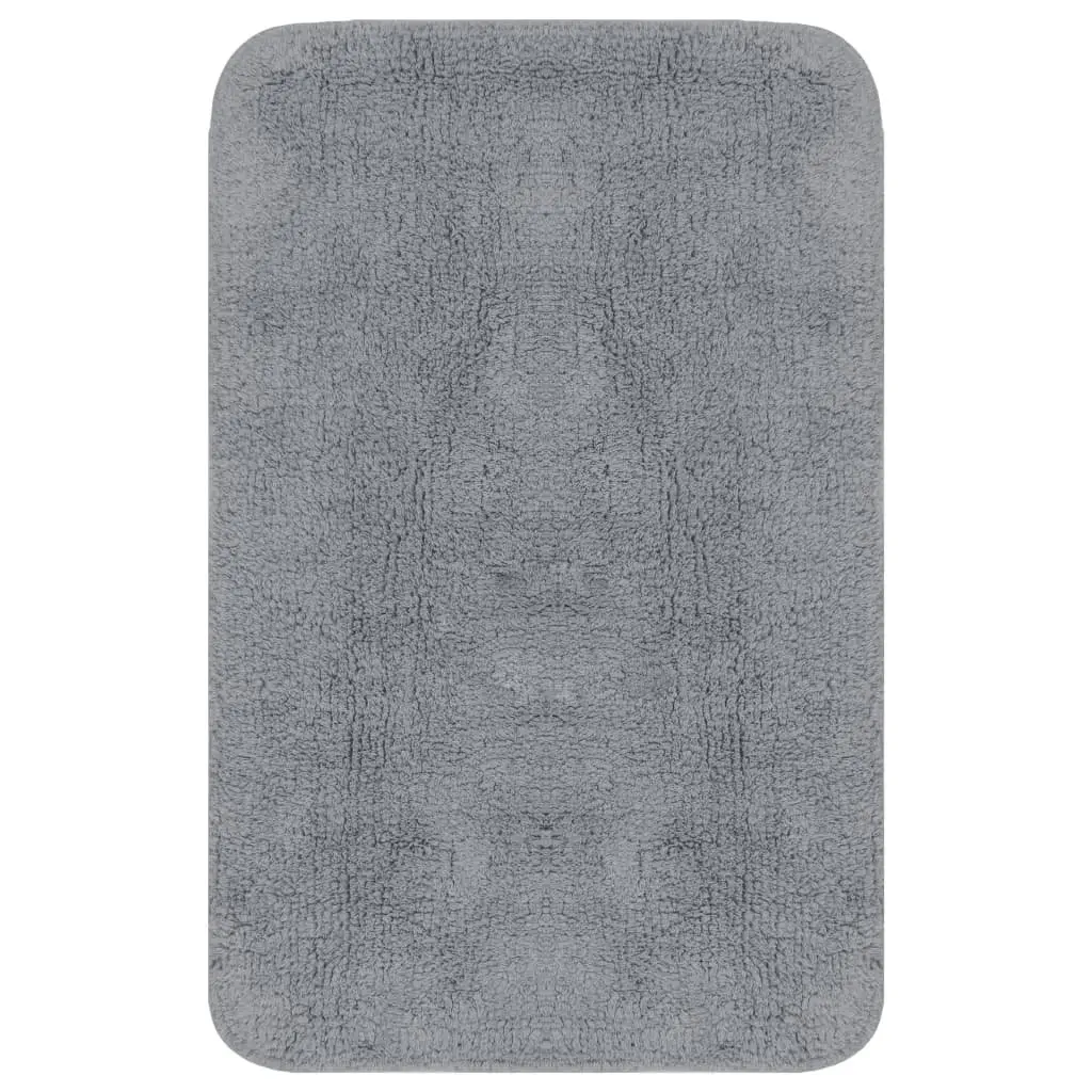 3-Piece Cotton Bathroom Mat Set