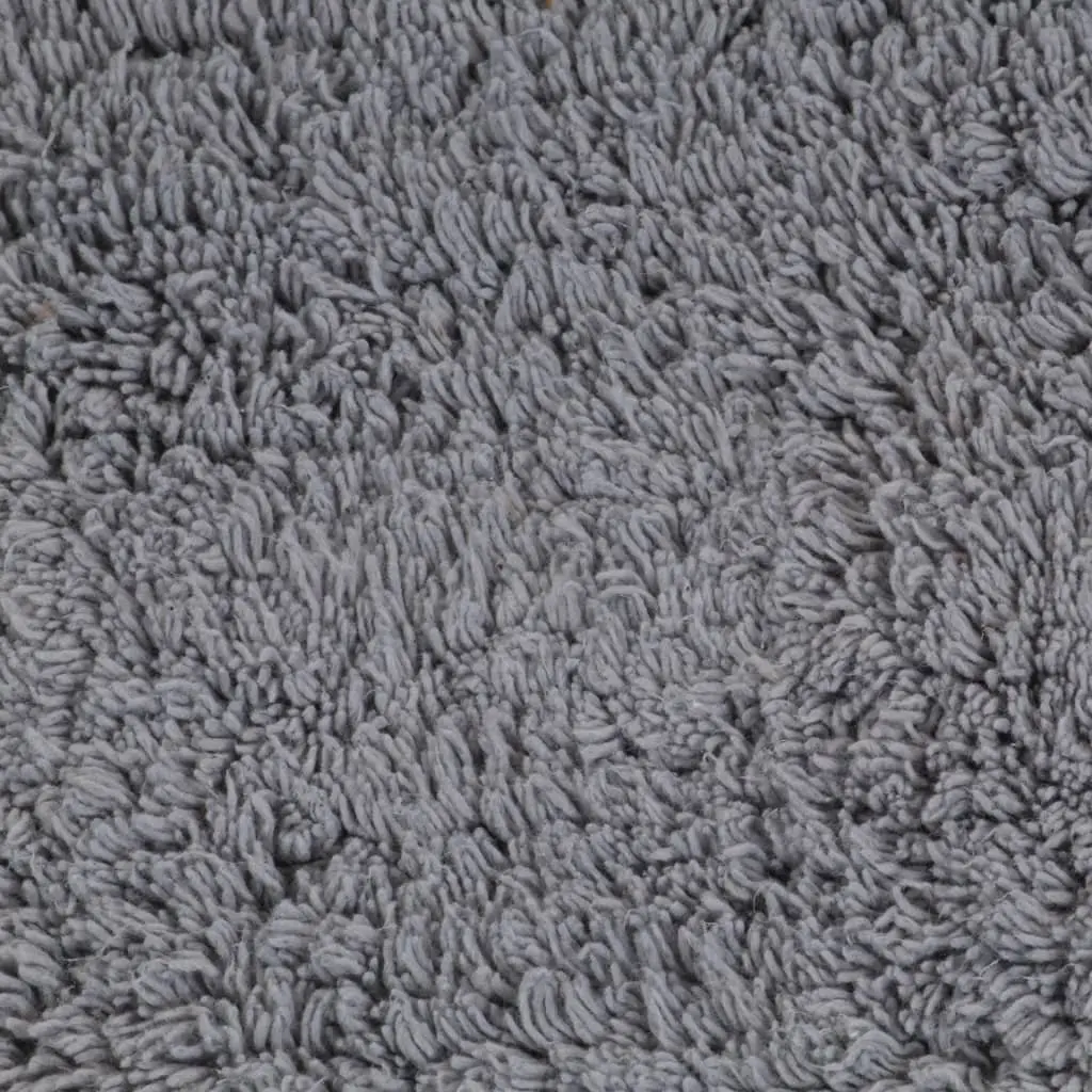 Bathroom Mat Set 2 Piece Grey Bath Pedestal Non-Slip Water Absorbent