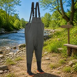 Specifications for Chest Wading Pants with Attached Boots Size 38 Green