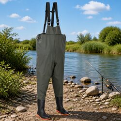 Specifications for Green Chest Wading Pants with Boots - Size 44