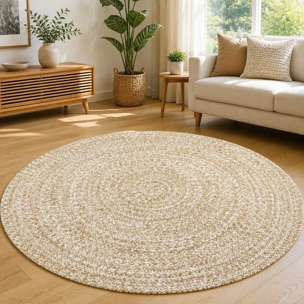Handmade Braided Jute Area Rug