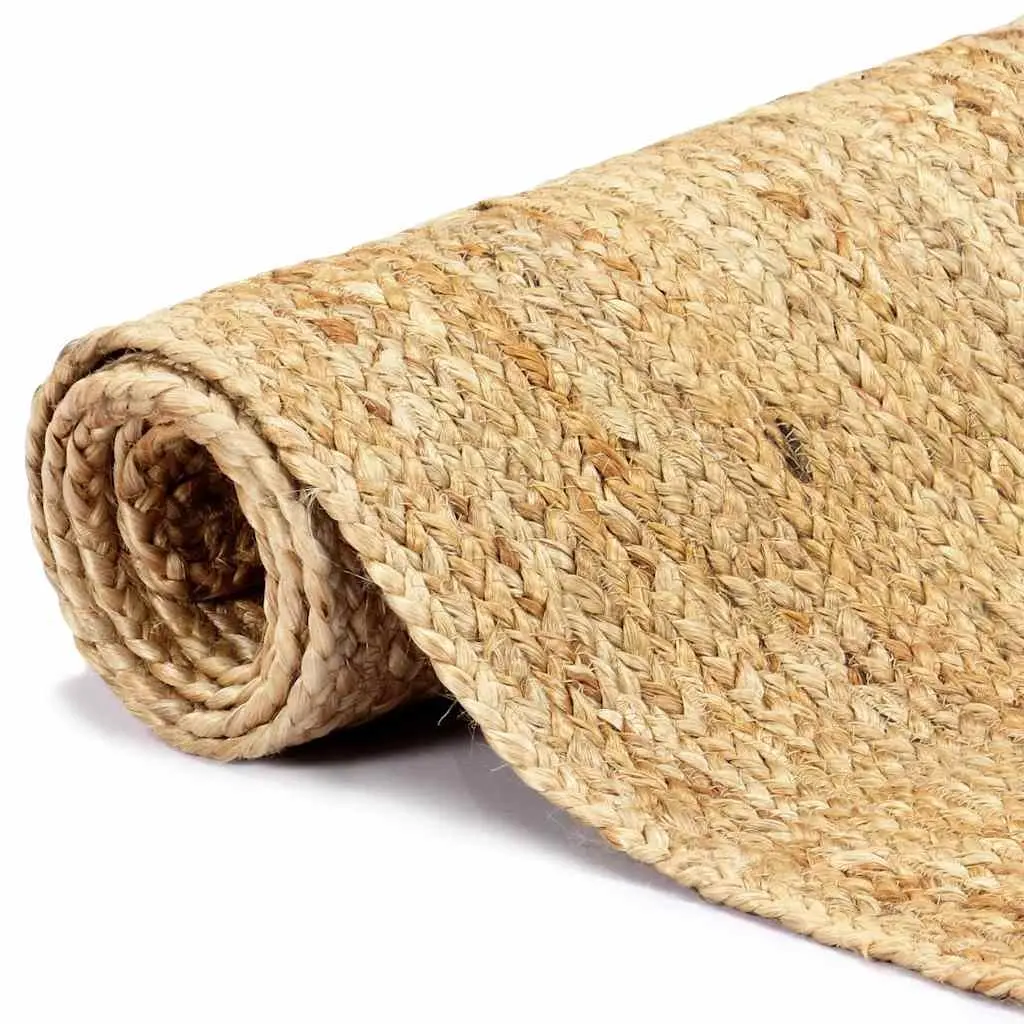 Handwoven Jute Area Rug for Home Decor 80x160 cm