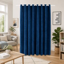 Specifications for Dark Blue Velvet Blackout Curtain