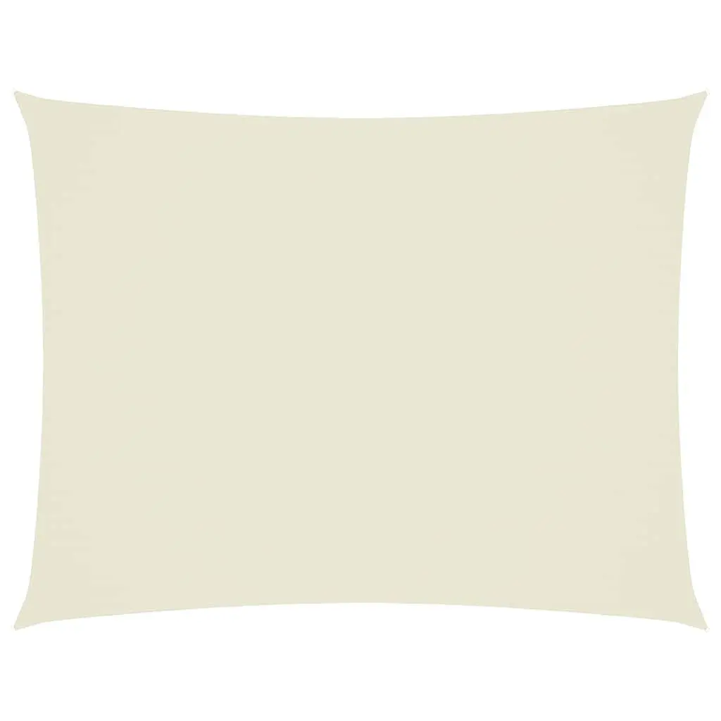 Rectangular Sunshade Sail 4x5 m in Cream