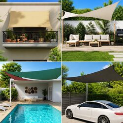 Specifications of Rectangular 3x5m Sunshade Sail