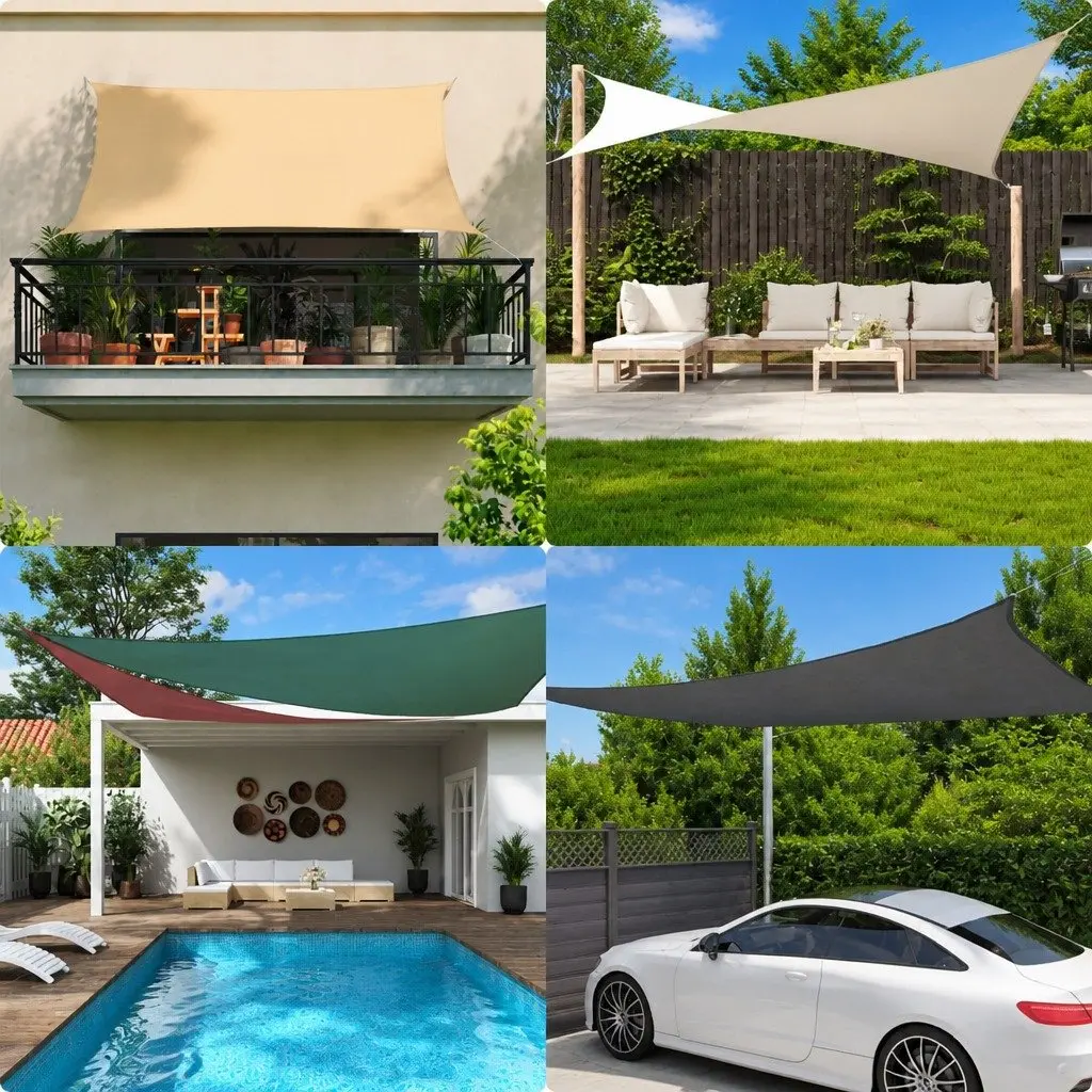 Rectangular Sunshade Sail 4x7 m