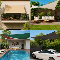 3.5x5m Rectangular Sunshade Sail - Specifications and Features