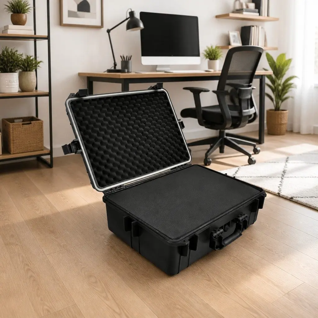 35L Black Lockable Tool Box
