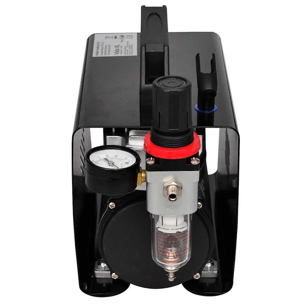 Airbrush Compressor Set with 3 Spray Guns Pistol 255x135x220mm Art Craft Hobby