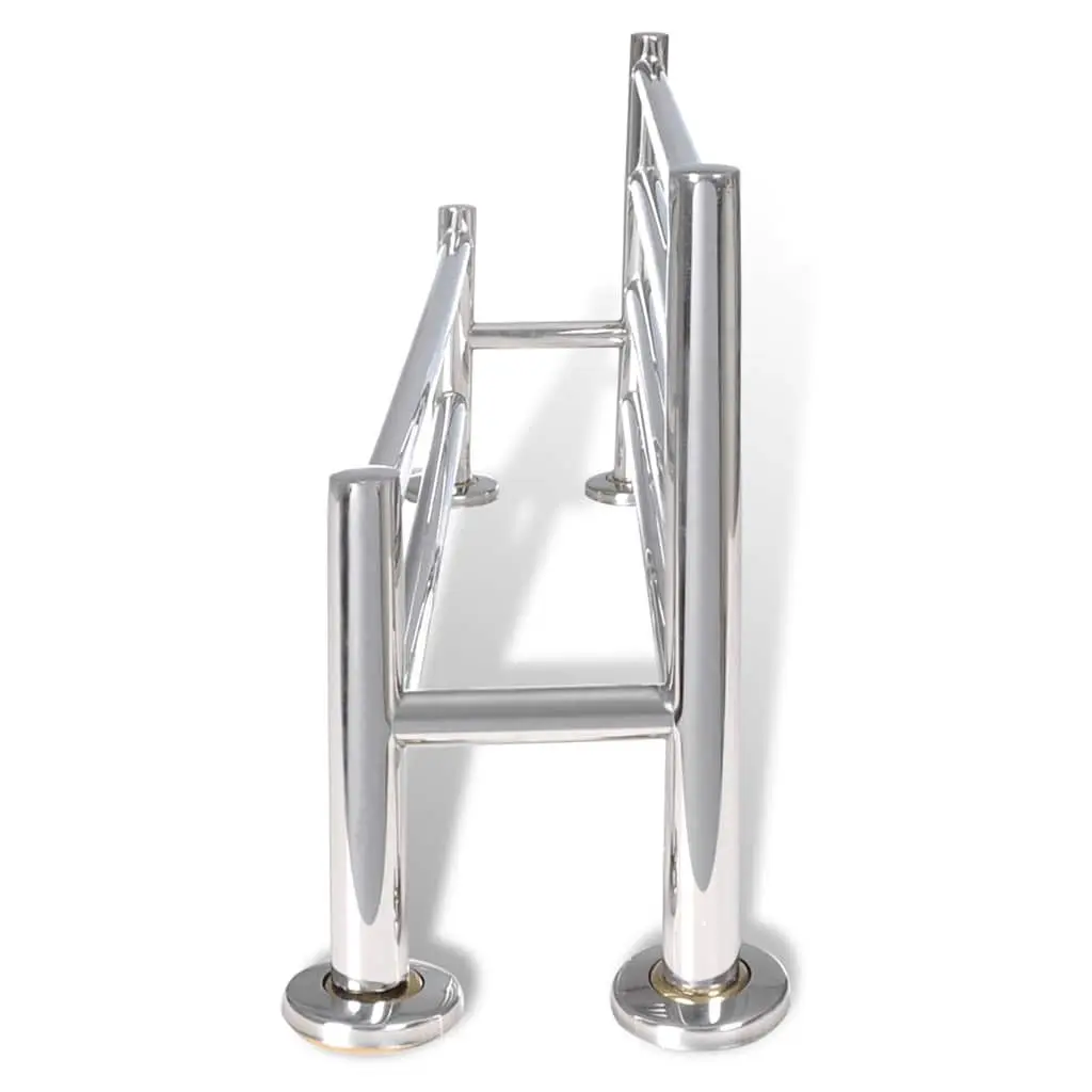Stainless Steel Wall Mounted Towel Rack Bathroom 6 Tubes