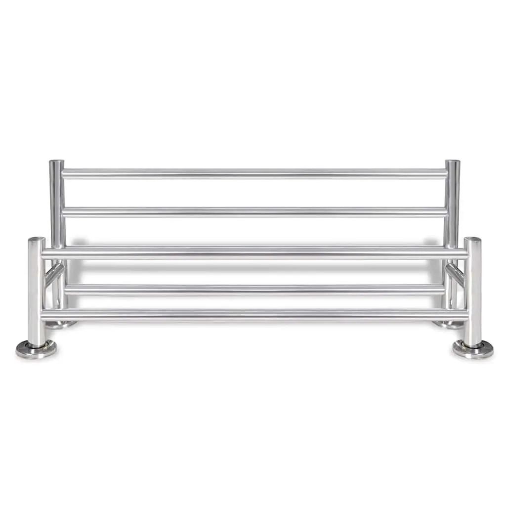 Stainless Steel Wall Mounted Towel Rack Bathroom 6 Tubes