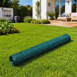 Specifications of 25x1 m Green PVC Coated Wire Fence Panel