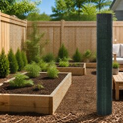 Specifications of 25x1m Green Wire Mesh Fence Panel