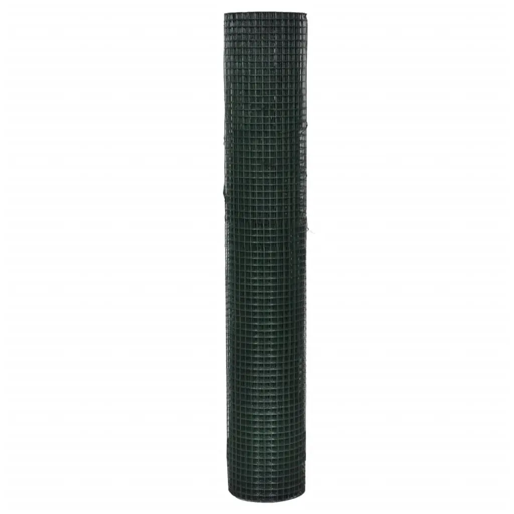 25x1m Green Wire Mesh Fence Panel