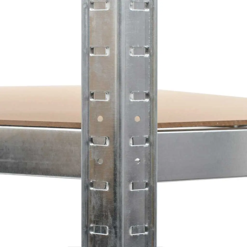 5-Layer Industrial Storage Shelf Anthracite Steel Engineered Wood Heavy Duty