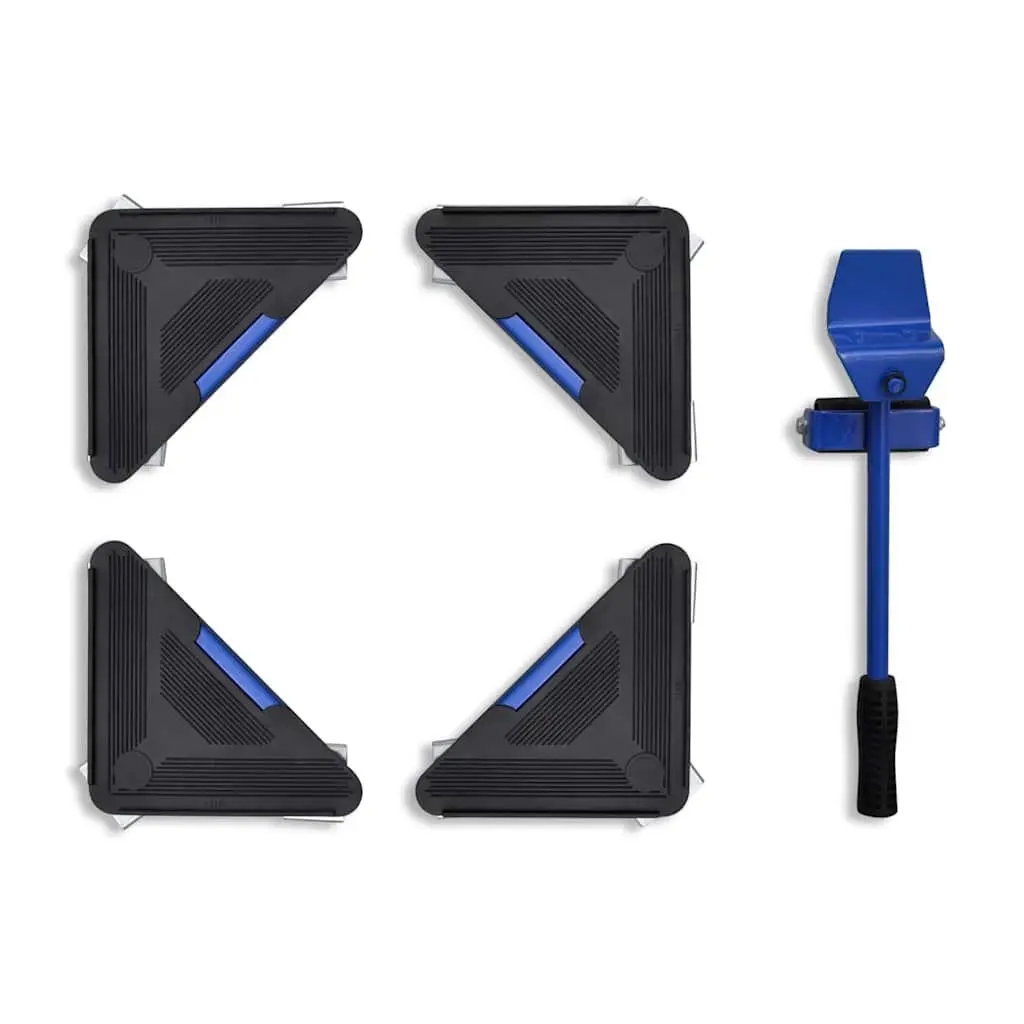 Furniture Transport Lifter Set for Household Use with Wheeled Movers