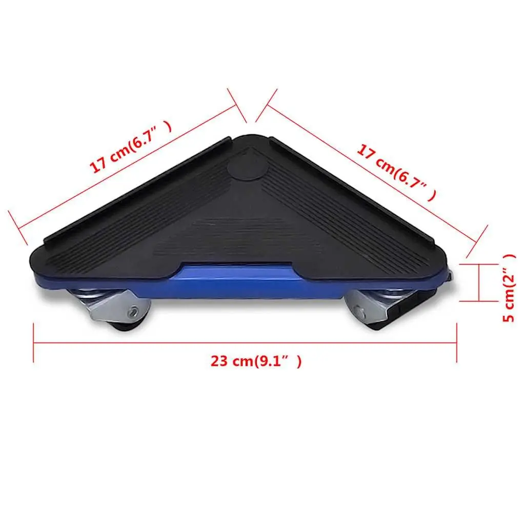 Furniture Transport Lifter Set for Household Use with Wheeled Movers