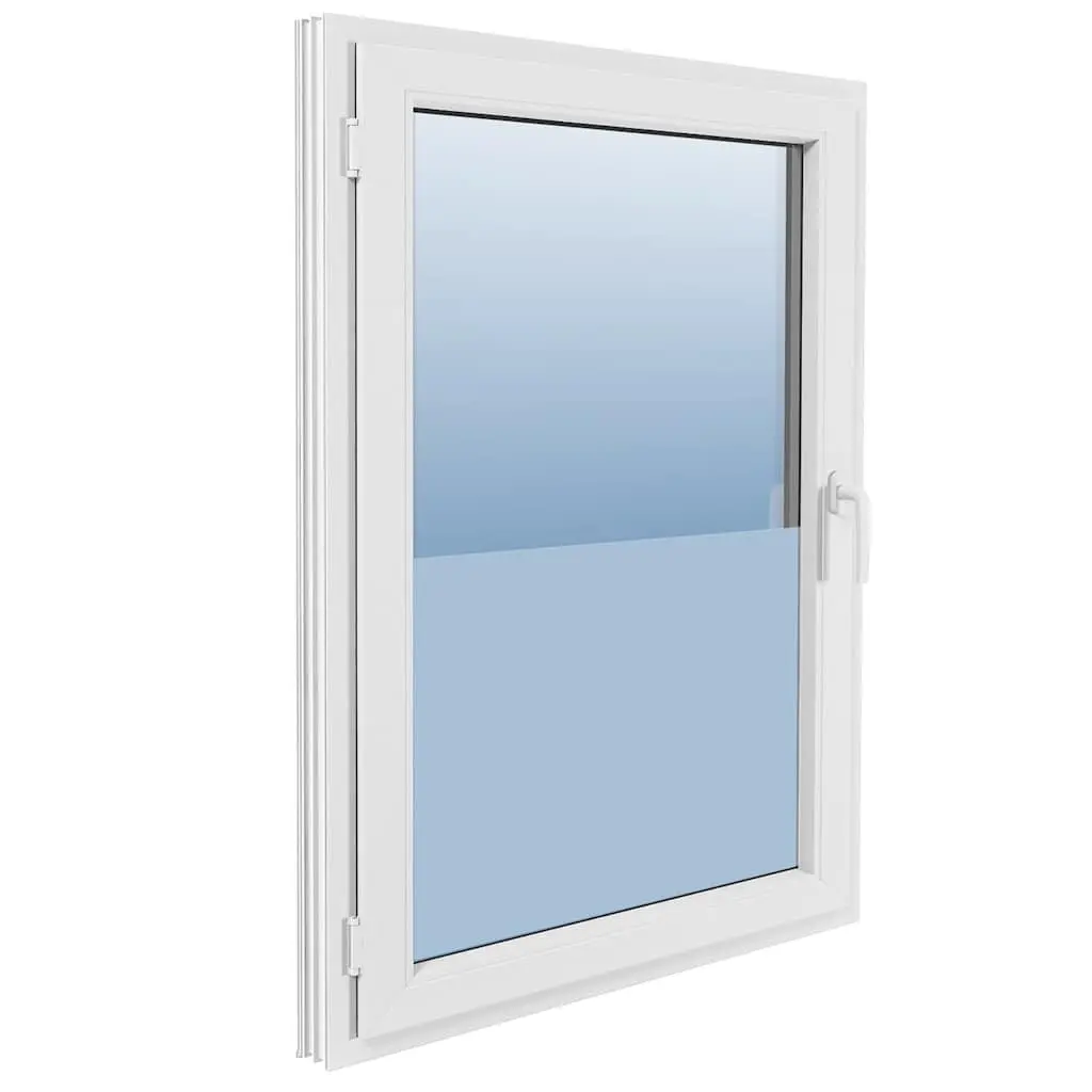 Frosted Window Film Privacy Glass Protector Bathroom Bedroom Office 0.9m x 5m