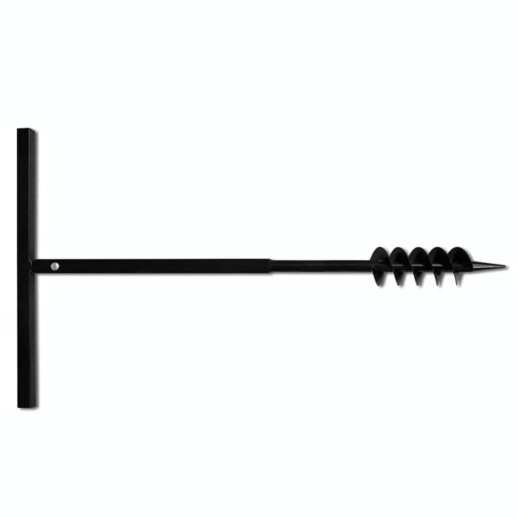 Ground Drill Auger Bit 80mm for Gardening Soil Aeration Tool