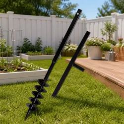 100mm Steel Ground Drill with Handle for Easy Digging