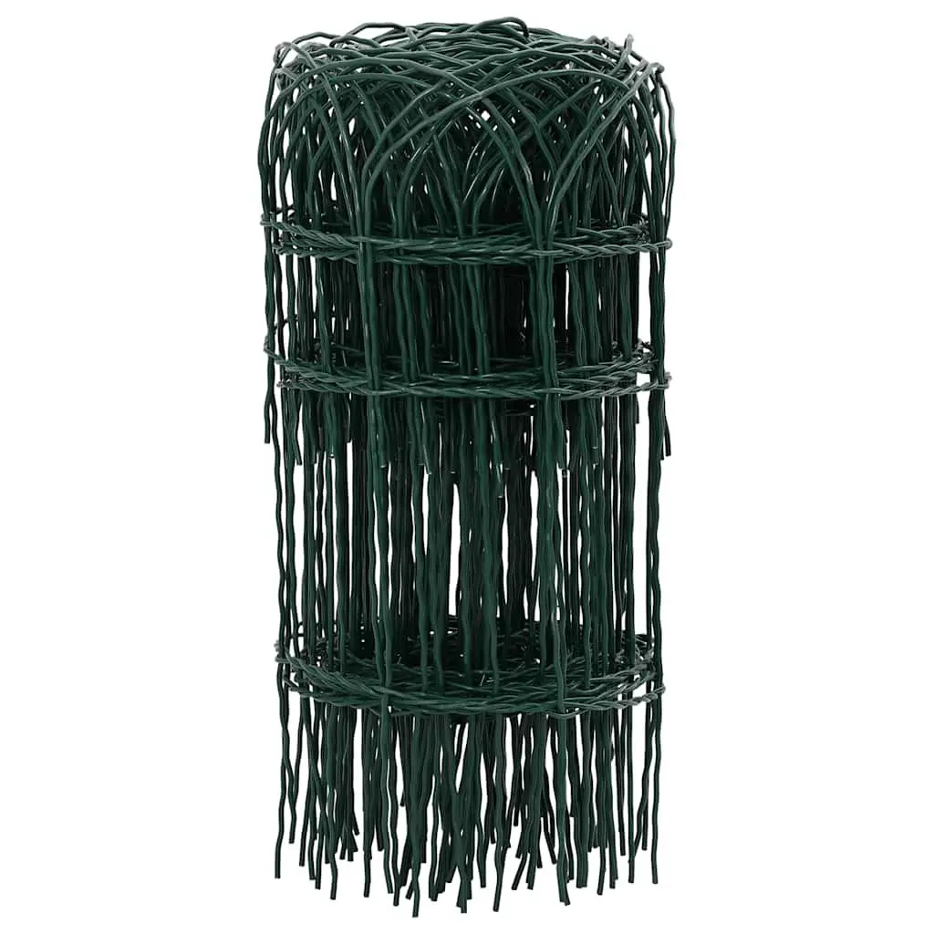 Garden Border Fence Edging 10 m Green Decorative Wire Yard Lawn Protection
