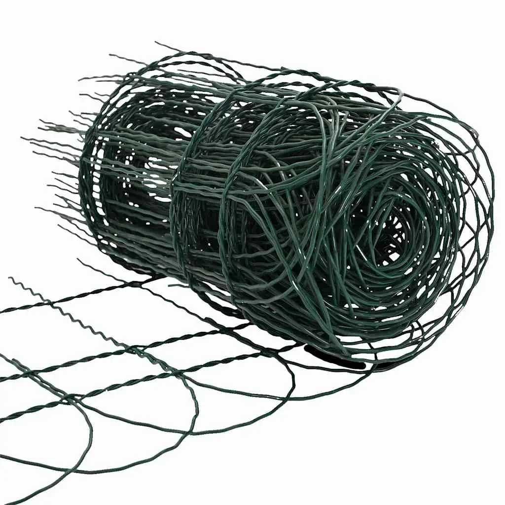 Garden Border Fence Edging 10 m Green Decorative Wire Yard Lawn Protection