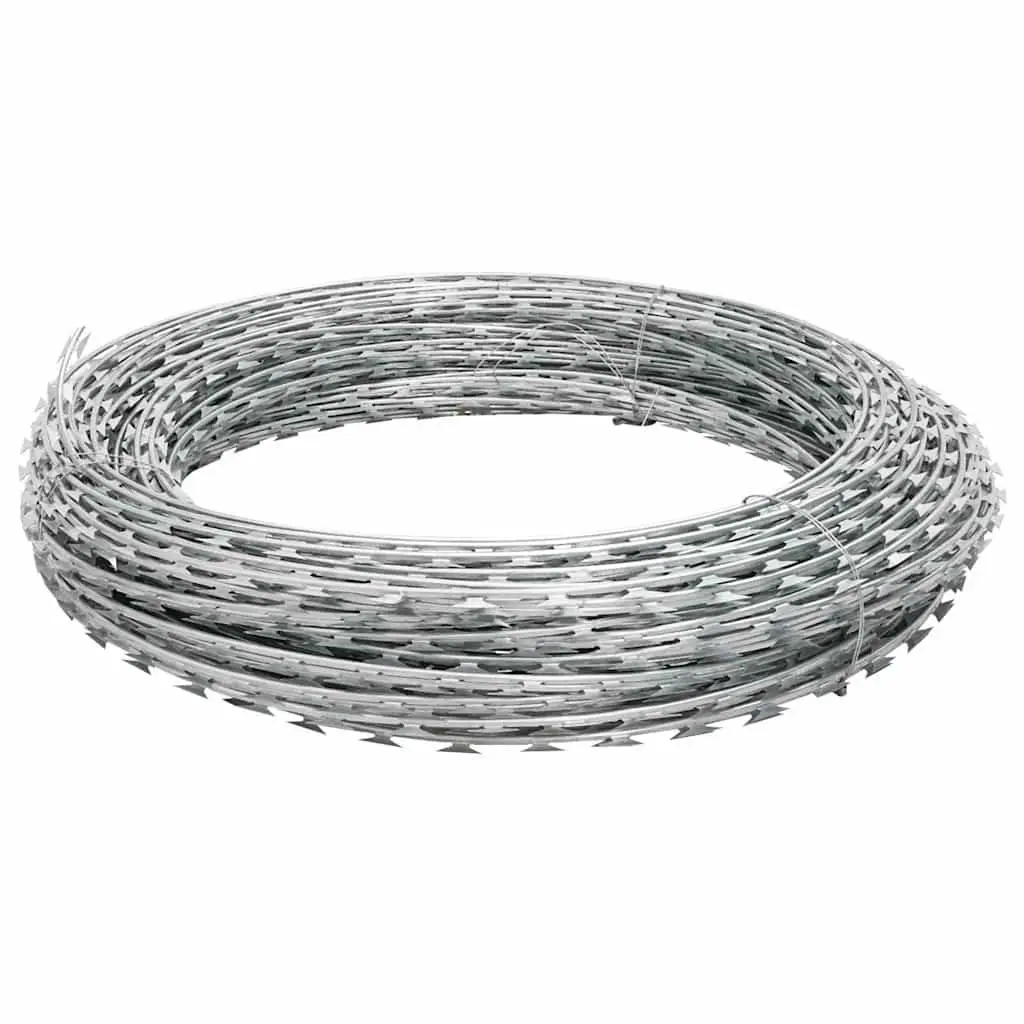 Razor Wire Helical Coil Roll 100m Garden Yard Fence Security Protection