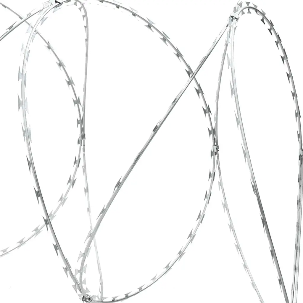 Razor Wire Helical Coil Roll 100m Garden Yard Fence Security Protection