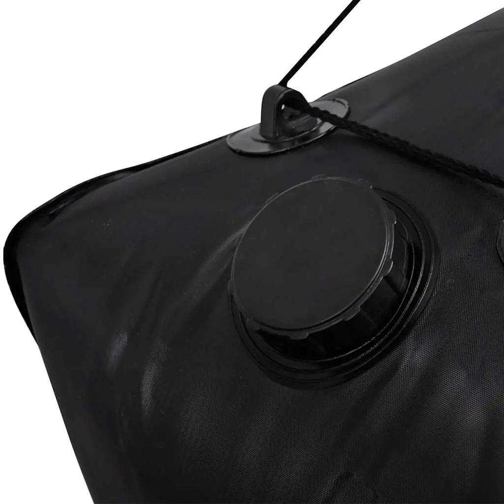 Solar Camp Shower 40L Outdoor Bath Portable Camping Hiking Water Bag Black