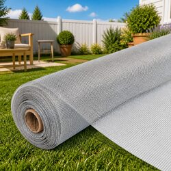Aluminium Mesh Screen Specifications: 100x1000 cm, Silver
