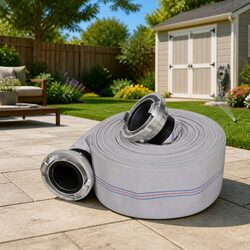 Fire Hose 30m 3" Storz Couplings Water Pump Transport Garden Irrigation Supply