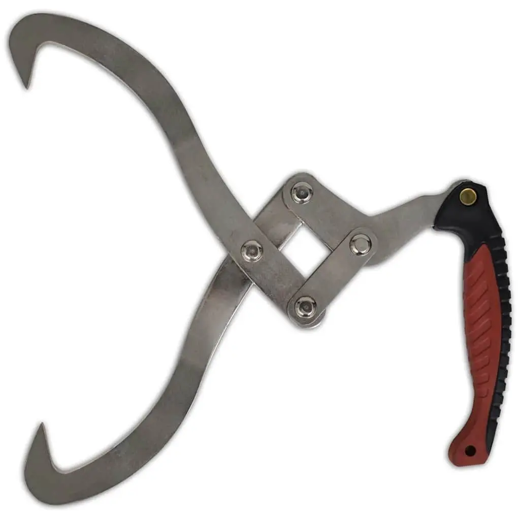 Log Tongs for Firewood Stacking Lifting Tool 2 Piece Set