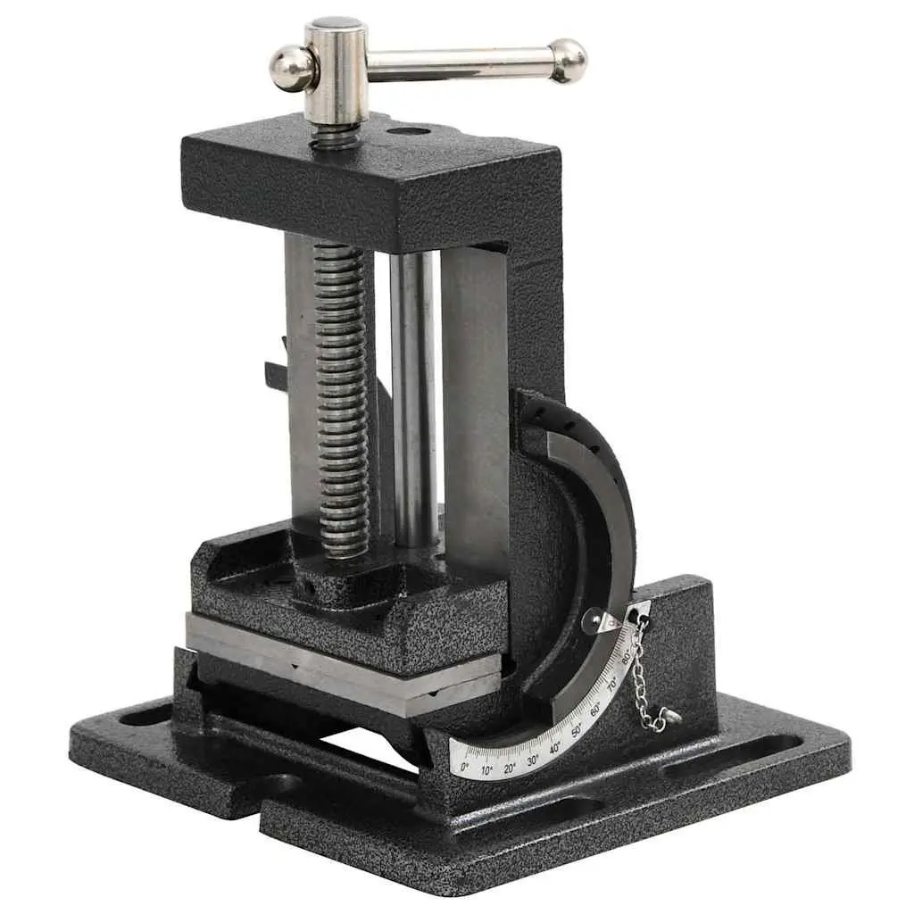 110mm Manual Tilting Drill Press Vice with Strong Build