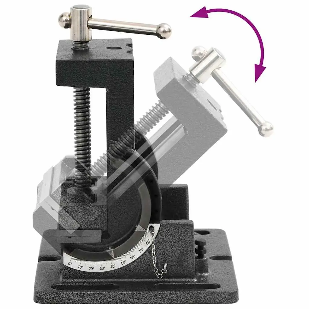 110mm Manual Tilting Drill Press Vice with Strong Build