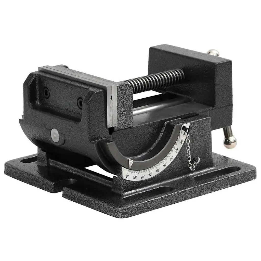 110mm Manual Tilting Drill Press Vice with Strong Build
