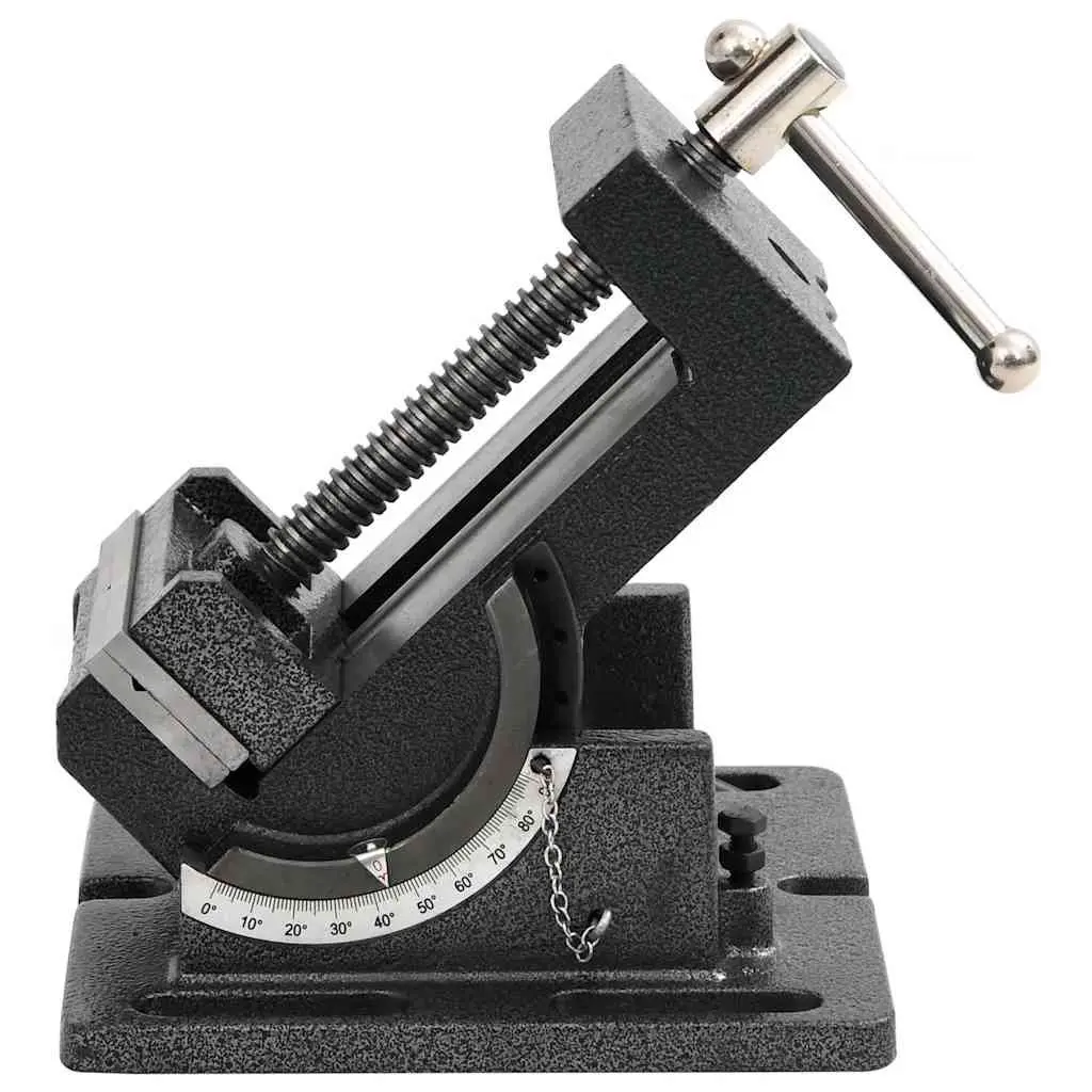 110mm Manual Tilting Drill Press Vice with Strong Build