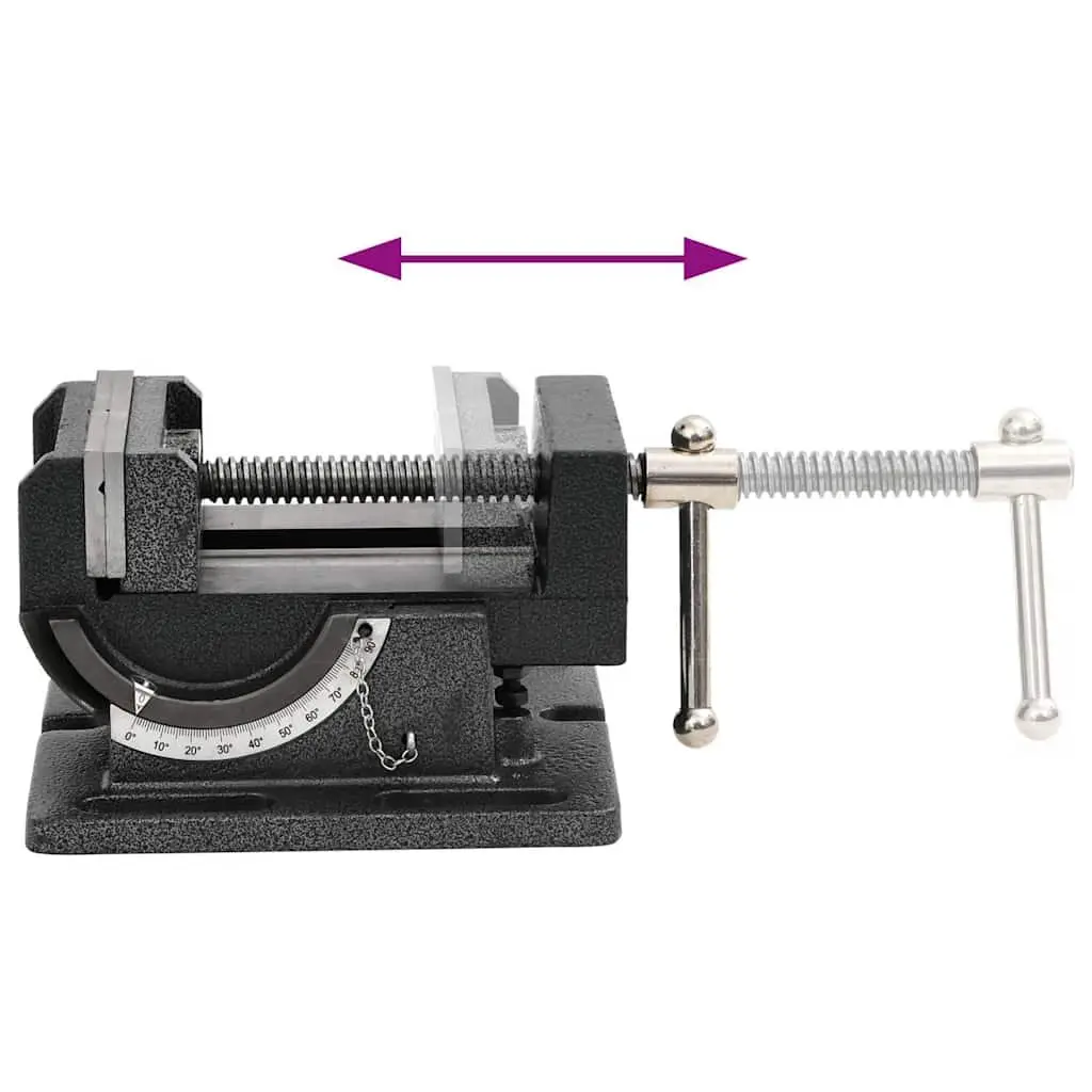 110mm Manual Tilting Drill Press Vice with Strong Build