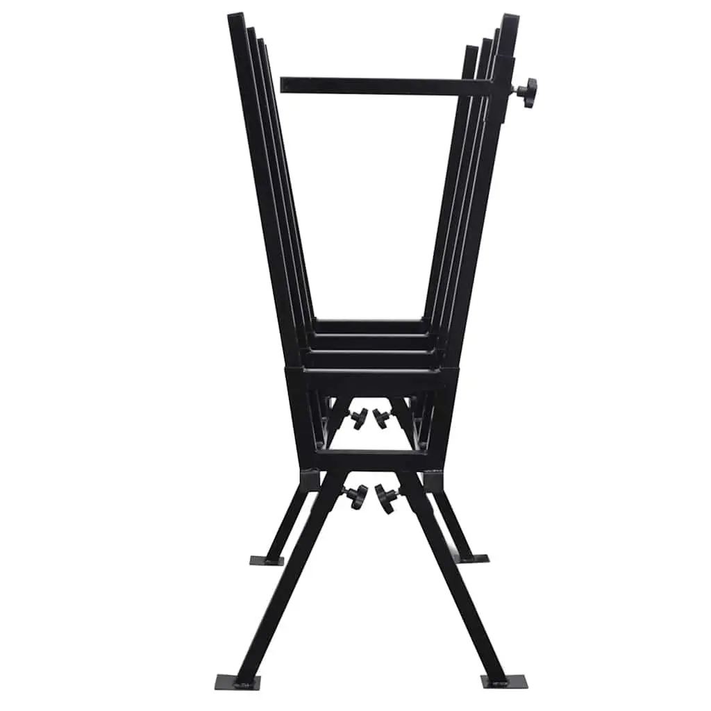 Steel Saw Horse for Woodworking Adjustable Feet 400 kg Capacity