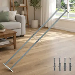 Adjustable Window Security Grille in Silver - 1000-1500mm