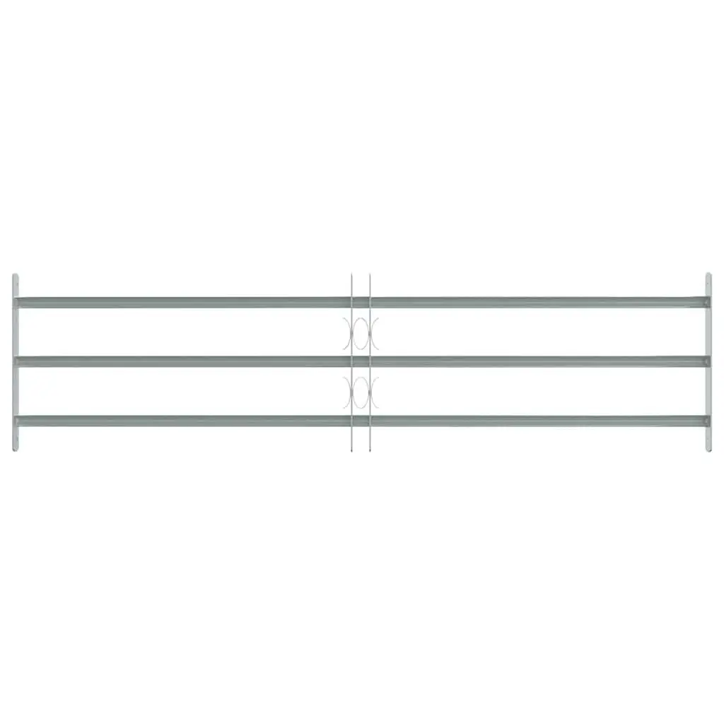 Security Grille Window 3 Crossbars, Adjustable 1000-1500mm